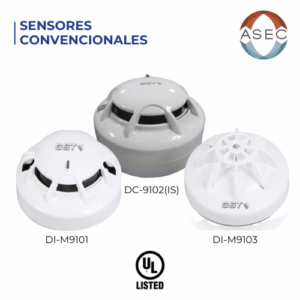 SENSORES O DETECTORES CONVENCIONALES - GST - ASEC