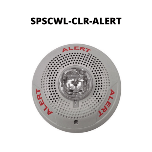 SPSCWL-CLR SYSTEM SENSOR | Parlante audio c/ luz estrobo - Imagen 6